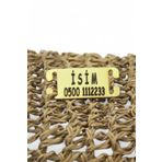 CARAMELOS Kedi Künyesi , Kedi Isimlik, Sallanmayan Isimlik, Isimli Kedi Tasması, Paslanmaz Çelik, Kedi Tasması