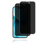 Carantee iPhone 14 Pro için kırılmaz cam için 2 adet koruyucu folyo, 9H koruyucu cam, kurşun geçirmez cam folyo, paravan, parmak izi, kabarcıksız ekran koruması, görüntü koruması