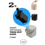Carat Home Smart Çöp Kovası Yedek Kilit Klipsi 2 Adet