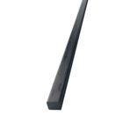 Carbon Fibre Pultruded Solid Square Rod Length 1000mm, for aviation model aircraft carbon fiber vinyl wrap bars(6x6x1000mm)
