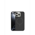 Carbon Pulse iPhone 16 Pro Max Magsafe Uyumlu Siyah Telefon Kılıfı