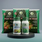 Carbonado 3 Adet Peat Moss 10 L + Sıvı Bitki Besini 500 ml + Sıvı Deniz Yosunu 500 ml Profesyonel Paket