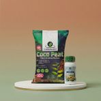 Carbonado Coco Peat 10 L + Sıvı Bitki Besini 250 ml Yetiştirme Paketi