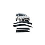 CARDANADAM Fiat Doblo 2011 Model Cam Rüzgarlığı 4lü Set Parlak Siyah Kendinden Yapışkanlı 1. Kalite