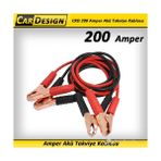 CarDesign 200 Amper Akü Takviye Kablosu