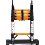 Cardilife 2.5 + 2.5 Metre Teleskopik Çelik Merdiven