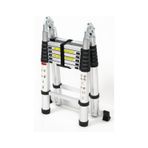 Cardilife 220cm+220 Cm 7+7 Basamaklı A Tipi Açılır Teleskopik Alüminyum Merdiven 7+7
