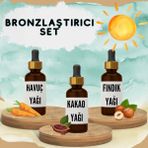 Çare Burada Bitkisel Set Havuç Yağı 20 ml + Kakao Yağı 20 ml + Fındık Yağı 20 ml - 60 ml
