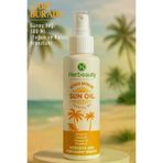 Çare Burada güneşyağı Herbeauty - Bronzlaştırıcı Güneş Yağı 100 Ml (Kakao Yağı, Havuç Yağı, E Vitamini)