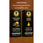 Çare Burada P4135S1353 Siyah Sarımsak Şampuanı (400 Ml) + Keratin Şampuanı (400 Ml)