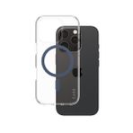 CARE by PanzerGlass Flagship iPhone 16 Pro MagSafe Uyumlu Urban Combat Şeffaf-Mavi Telefon Kılıfı