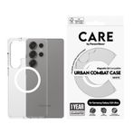 CARE by PanzerGlass Flagship Samsung Galaxy S25 Ultra Qi Uyumlu Şeffaf-Beyaz Telefon Kılıfı