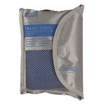 Care Plus Hijyenik Mikrofiber Çantalı Mavi 40x80 cm Kamp Havlusu