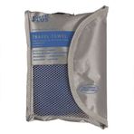 Care Plus Hijyenik Mikrofiber Çantalı Mavi 40x80 cm Kamp Havlusu