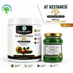Çareburada At Kestanesi Jel 500 Ml. & Çareburada Bamya Tohumlu Masaj Kremi 100 Ml. | Ferahlatıcı Jel, Besleyici Masaj Kr