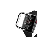 carecase Apple Watch Series Şeffaf Renk Sert Silikon Kılıf 40 Mm Tam Koruma