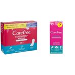 Carefree Normal Cotton Parfümsüz 100'lü Günlük Ped ve Carefree, Günlük Ped, Pamuklu, Fresh Parfümlü, 20'li