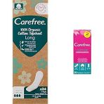Carefree Uzun 24'Lü Günlük Ped Carefree, Günlük Ped, Pamuklu, Fresh Parfümlü, 20'Li