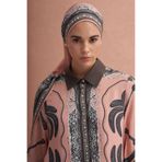 carell Safira Vela Floş Şal Soft Pembe