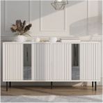 Caresa 150CM Konsol,tv Sehpası, Tv Ünitesi, Kahve Köşesi, Banyo Dolabı, Çok Amaçlı Dolap - Beyaz