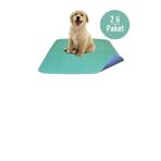 CARETEX Abso Yıkanabilir Emici Köpek Tuvalet Eğitim Çiş Pedi (2 Li Set) 75x85 Cm