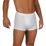 Caretex Boxer Yatan Hasta Yüksek Emici Yıkanabilir Antialerjik Sıvı Geçirmez Beyaz Erkek Emici Külot