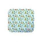 CARETEX Mavi Yeşil Baskılı Bebek Yatak Koruyucu Ped (100x100cm)