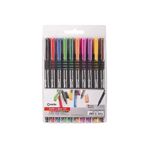 Caretta 55 Soft Liner 0.4mm Keçeli Kalem Seti 10' Lu Pvc Paket
