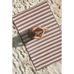 Caretta Home Katlanabilir Plaj Kamp Piknik Bahçe Halısı Balkon Teras Hasır Halı Mat Savan Kilim Karavan Halısı - 180 x 270 cm - Kahverengi