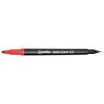 Caretta Softliner 0.4 mm Kırmızı Keçeli Kalem