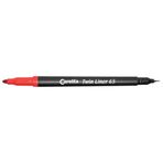 Caretta Twin Liner 65 Pembe 10'lu Çift Uçlu Keçe Uç Kalem