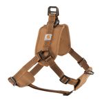Carhartt Naylon köpek tasması, ördek motifi, beden XL, kahverengi
