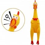 Carino Medium 30 cm Öten Tavuk Köpek Oyuncağı