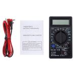 Carino Siyah LCD Dijital Multimetre Ac Dc 750 V 1000 V Dijital Mini Multimetre Probu Voltmetre Ampermetre Ohm Tester Metre (Yurt Dışından)