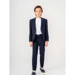 Carinos Erkek Çocuk T-Shirt Ceket Belden Bağlamalı Pantolon 3'lü Spor Takım (7-10 Yaş Arası) - 9 Yaş - Lacivert