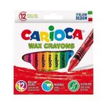 Carioca 12 Renk Wax Mavi Pastel Boya