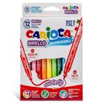 Carioca 12'li Bırello Süper Yıkanabilir Çift Taraflı Keçeli Boya Kalemi