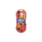 CARIOCA 12'li Sulu Boya Seti - Neon / 42406 Fırçalı Süper Yıkanabilir 30 Mm Tablet Büyük Boy