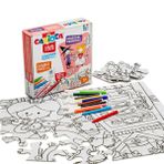 Carioca 35 Parça Boyanabilir Büyülü Prenses Çift Taraflı Puzzle