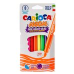 Carioca 42785 8 Adet Neon Yıkanabilir Keçe Uçlu Kalem
