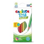 Carioca 42786 Tita 12 Renk Üçgen Kuru Boya Kalemi