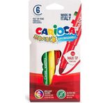 Carioca 6'lı Bravo Süper Yıkanabilir Keçeli Boya Kalemi