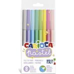 Carioca 8 Parça Yıkanabilir Keçeli Boya Kalemi Seti 4 Adet Renkli ve Pratik Kullanım