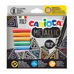 Carioca 8'li Metalik Renkler Serisi Keçeli Kalem Seti