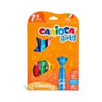 Carioca Baby Teddy 12'li Keçeli Kalem