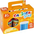Carioca Byr Carioca Yıkanabilir Parmak Boyası 6 Renk |1 Adet|
