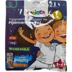Carioca Carıoca Boyanabilir Pijama-Keçeli 3-4 Yaş Kalem Hediyeli Ln-80010