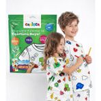 Carioca Carıoca Boyanabilir Tişört-Keçeli 3-4 Yaş Kalem Hediyeli Ln-80005
