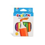 CARIOCA Fosforlu Işaretleme Kalemi 4'lü 4 Renk (MEMOLIGHT)