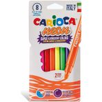 Carioca Fosforlu Yıkanabilir 8'li Keçeli Boya Kalemi